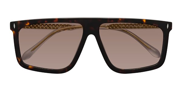 Front of Vazquez in Tortoise/Gold