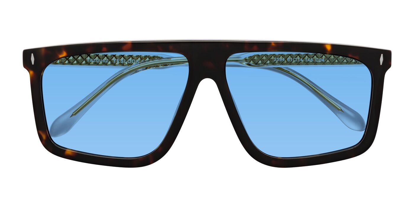 Vazquez - Tortoise/Gold Tinted Sunglasses