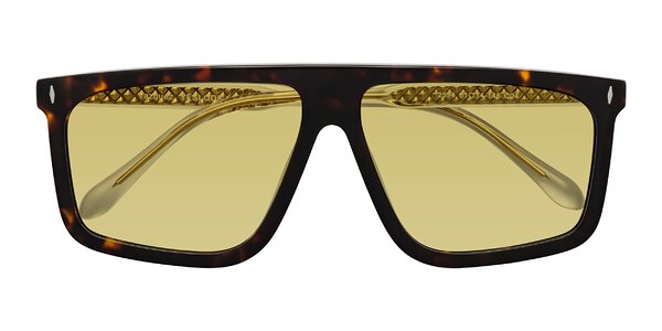 Front of Vazquez in Tortoise/Gold