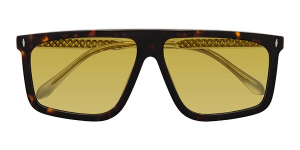 Front of Vazquez in Tortoise/Gold