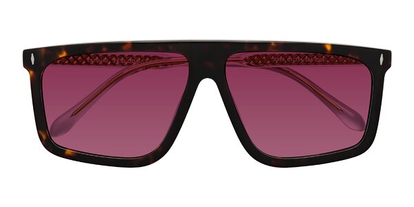 Front of Vazquez in Tortoise/Gold