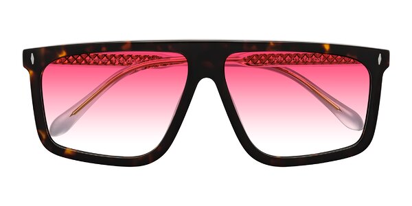 Front of Vazquez in Tortoise/Gold