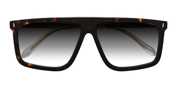 Front of Vazquez in Tortoise/Gold