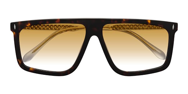 Front of Vazquez in Tortoise/Gold