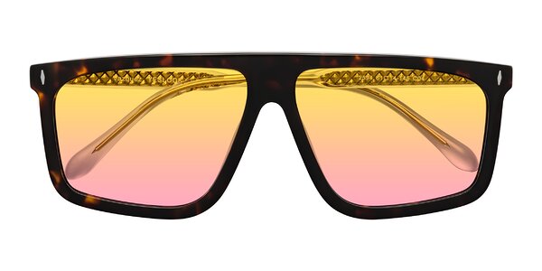 Front of Vazquez in Tortoise/Gold