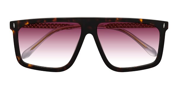 Front of Vazquez in Tortoise/Gold