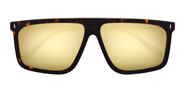 Front of Vazquez in Tortoise/Gold