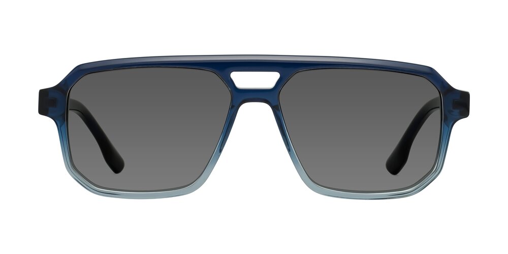 DeMiko - Gradient Blue Tinted Sunglasses