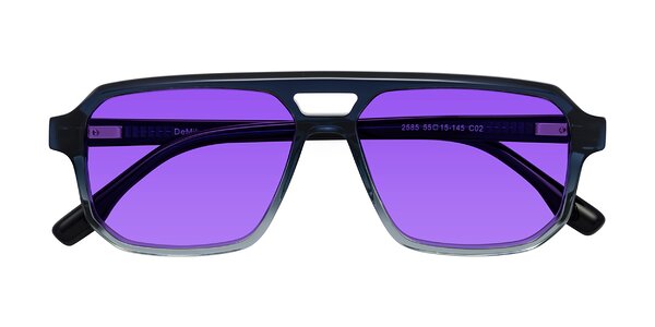 Front of DeMiko in Gradient Blue