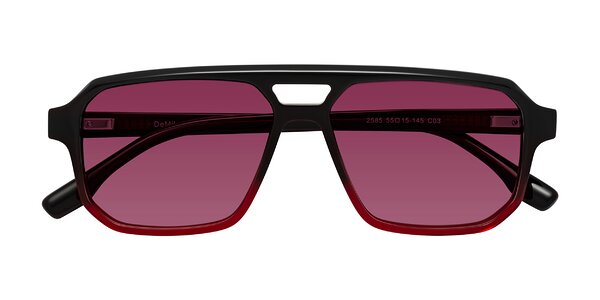 Front of DeMiko in Gradient Wine