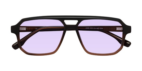 Front of DeMiko in Gradient Brown