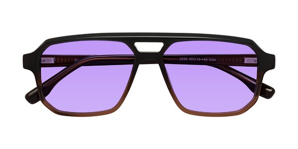 Front of DeMiko in Gradient Brown