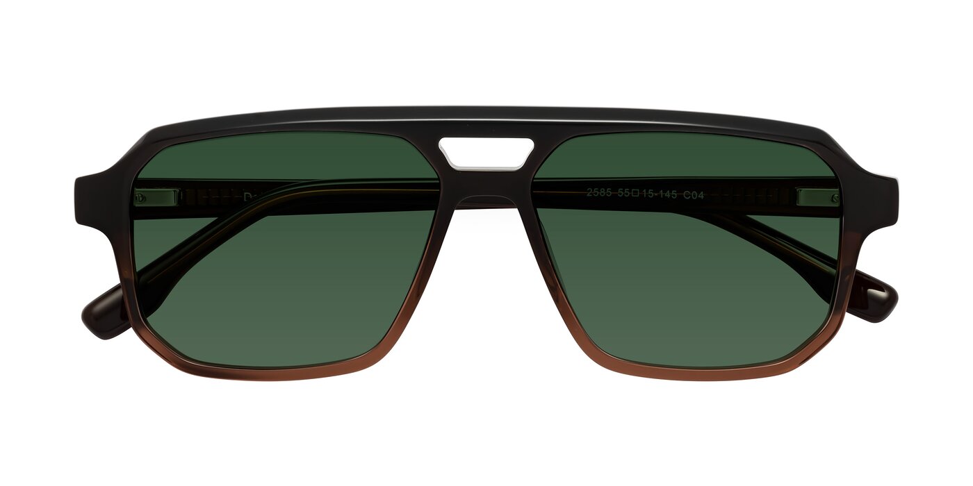 DeMiko - Gradient Brown Tinted Sunglasses
