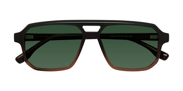 Front of DeMiko in Gradient Brown