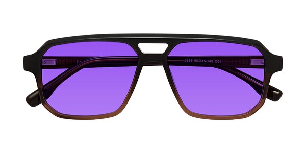 Front of DeMiko in Gradient Brown