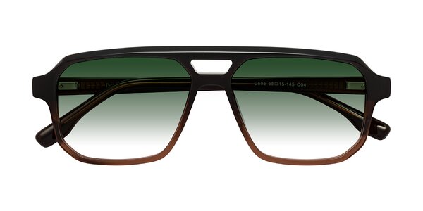 Front of DeMiko in Gradient Brown