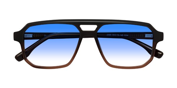 Front of DeMiko in Gradient Brown