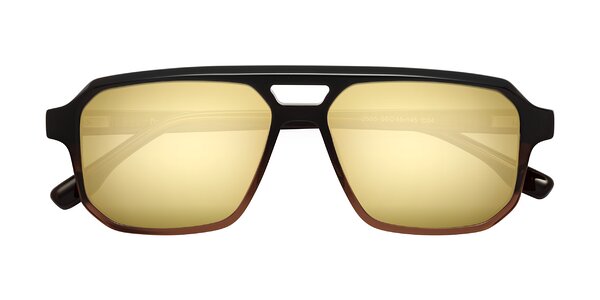Front of DeMiko in Gradient Brown