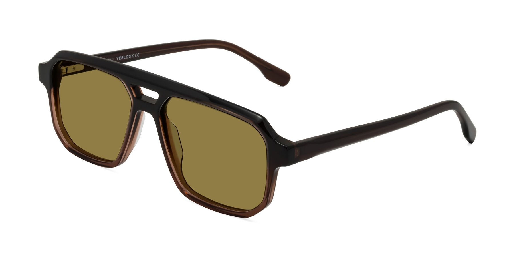 Angle of DeMiko in Gradient Brown with Brown Polarized Lenses