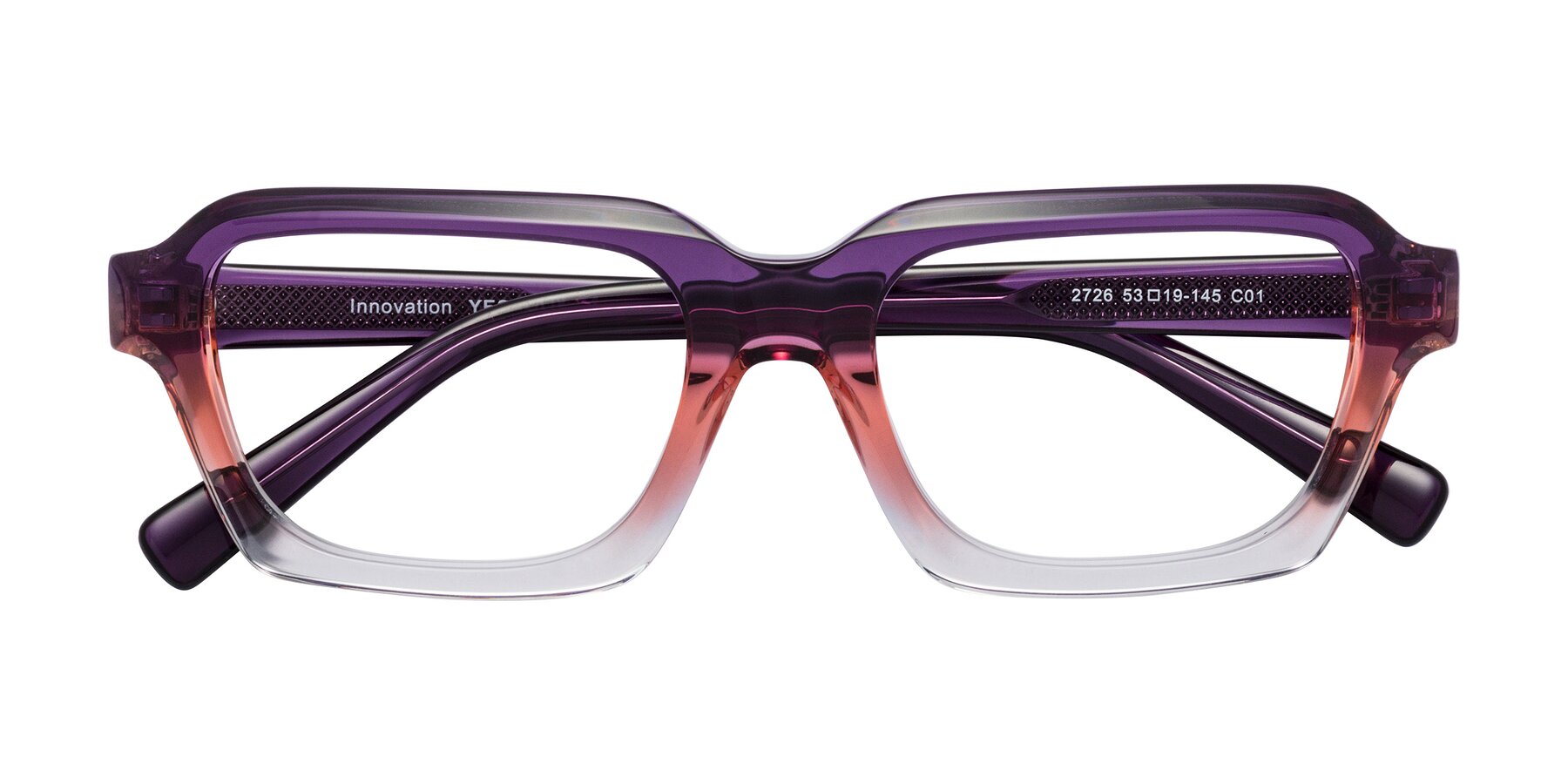 Folded Front of Innovation in Sunset with Clear Blue Light Blocking Lenses