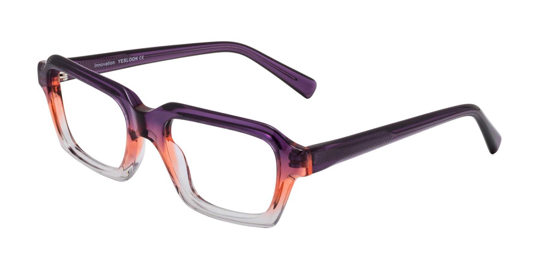 Angle of Innovation in Sunset with Clear Blue Light Blocking Lenses
