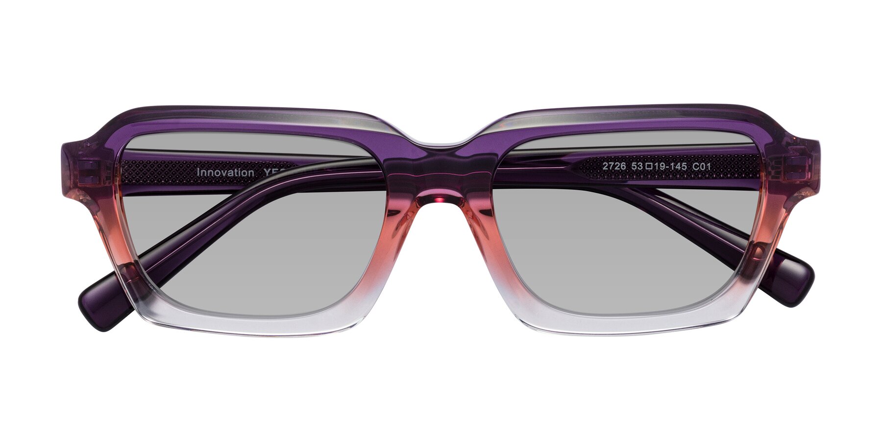 Folded Front of Innovation in Sunset with Light Gray Tinted Lenses