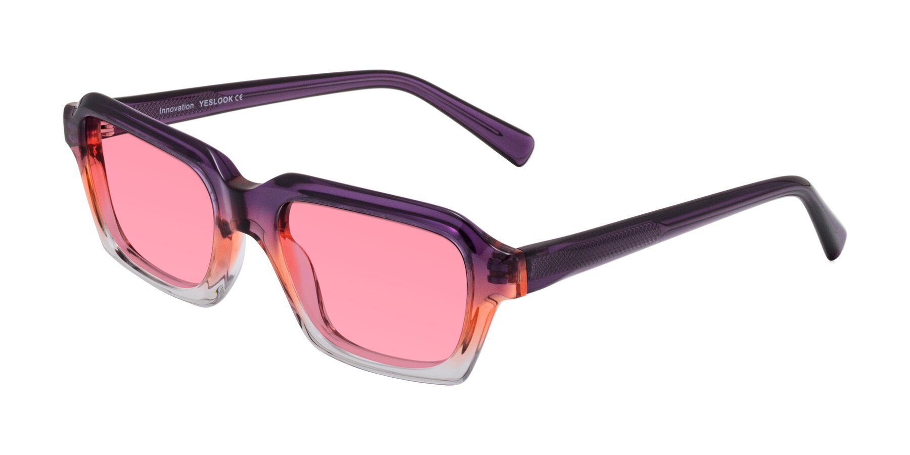 Angle of Innovation in Sunset with Pink Tinted Lenses