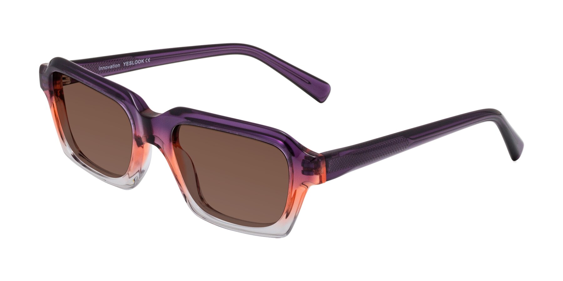 Angle of Innovation in Sunset with Brown Tinted Lenses