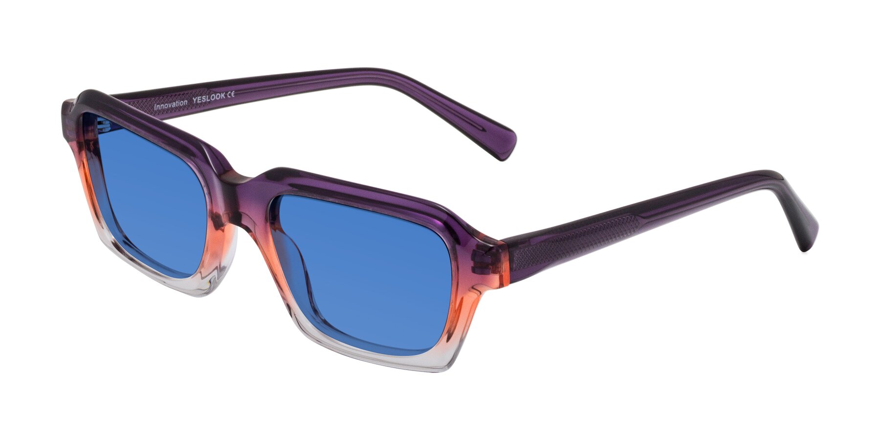 Angle of Innovation in Sunset with Blue Tinted Lenses