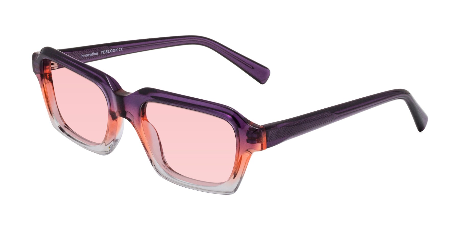 Angle of Innovation in Sunset with Light Garnet Tinted Lenses