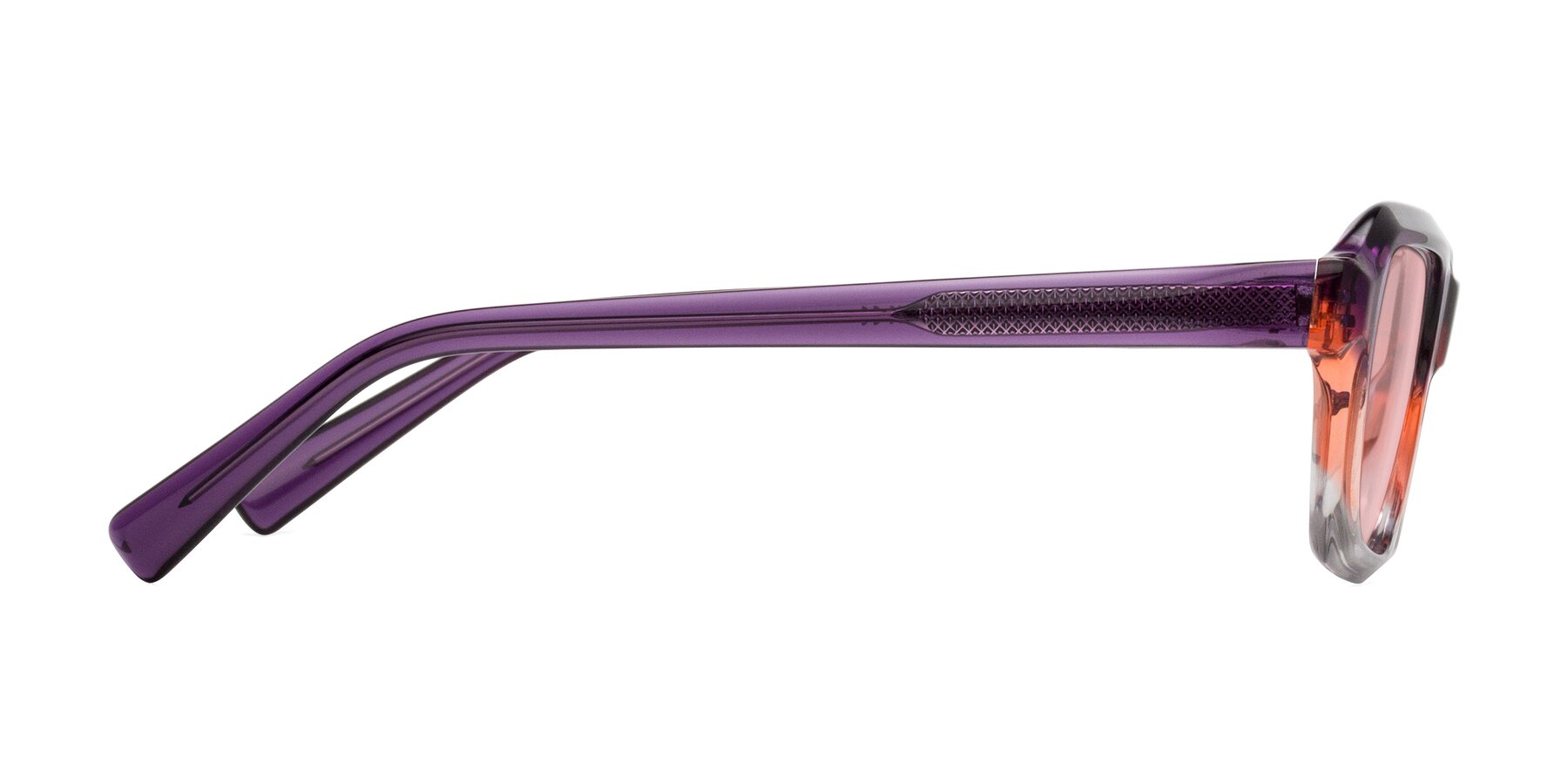 Side of Innovation in Sunset with Light Garnet Tinted Lenses