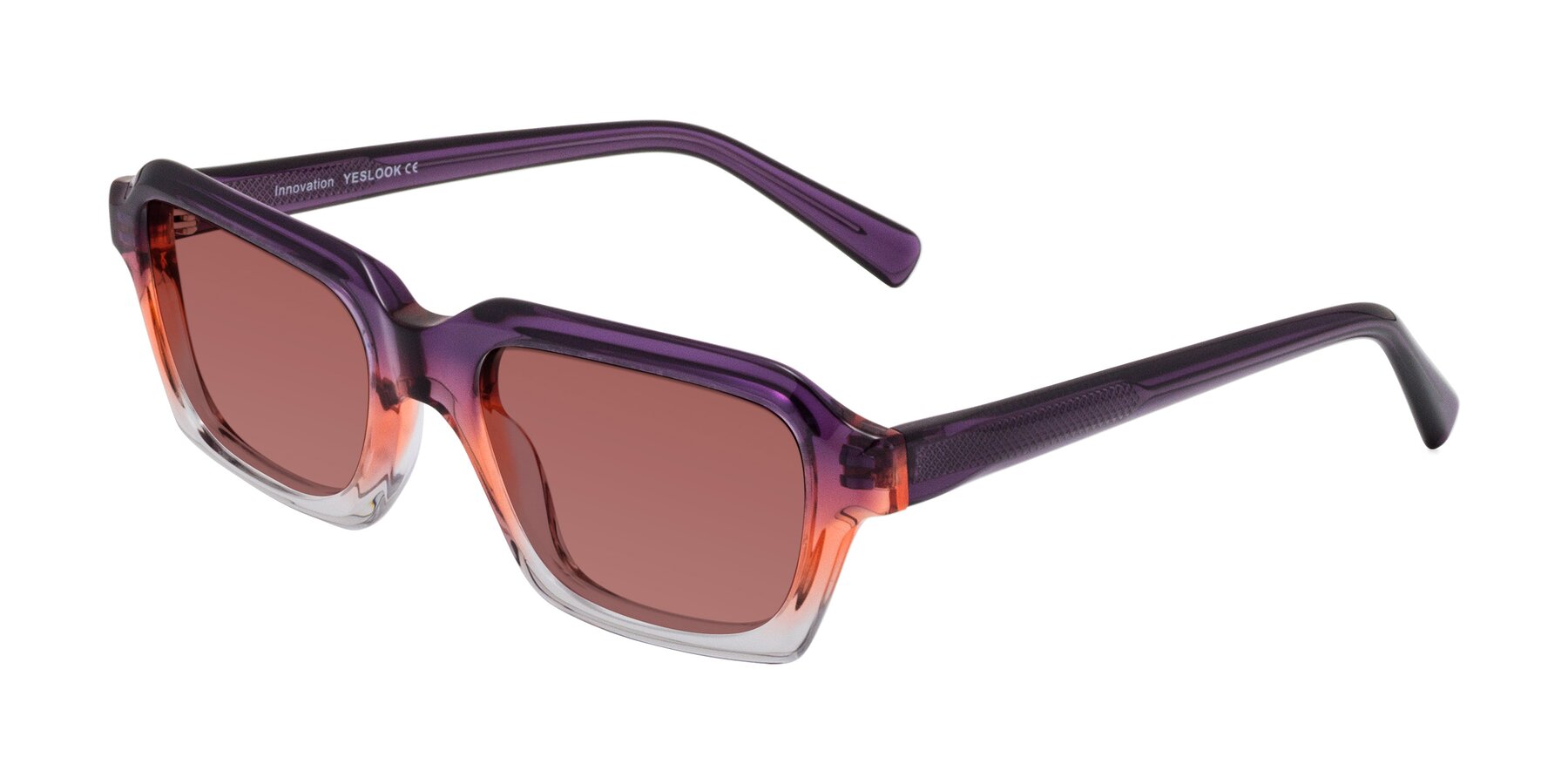 Angle of Innovation in Sunset with Garnet Tinted Lenses