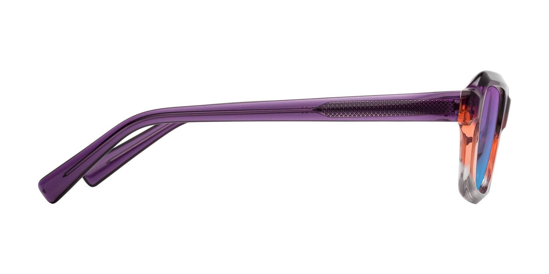 Side of Innovation in Sunset with Purple / Blue Gradient Lenses