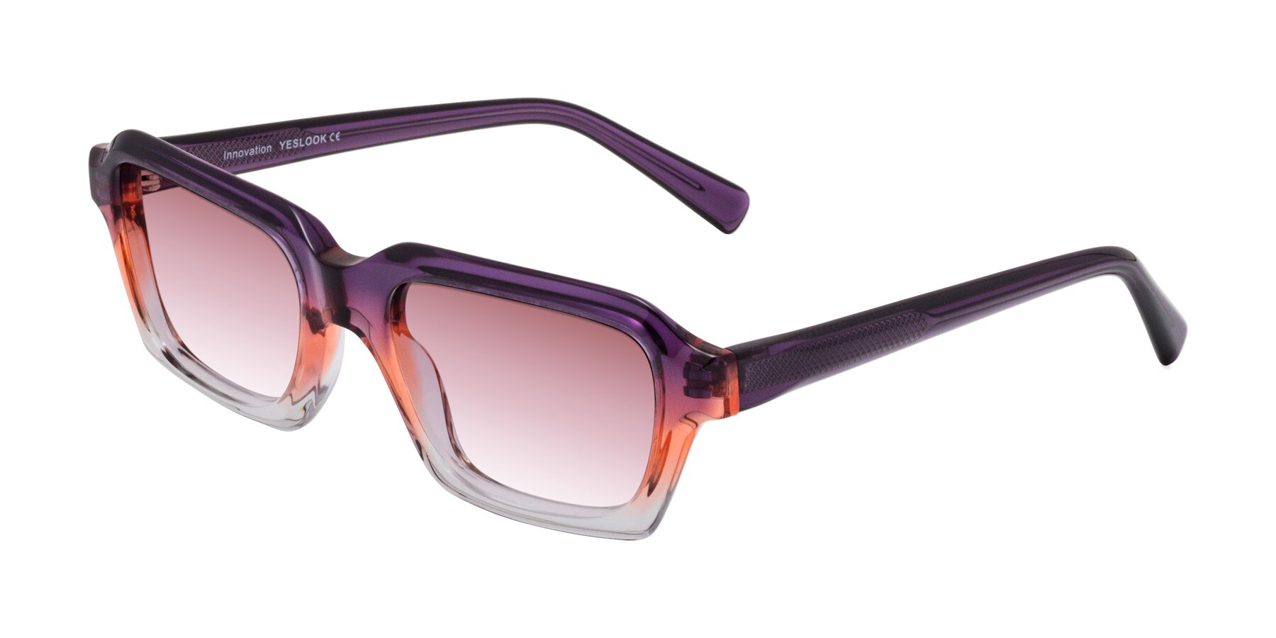Angle of Innovation in Sunset with Garnet Gradient Lenses