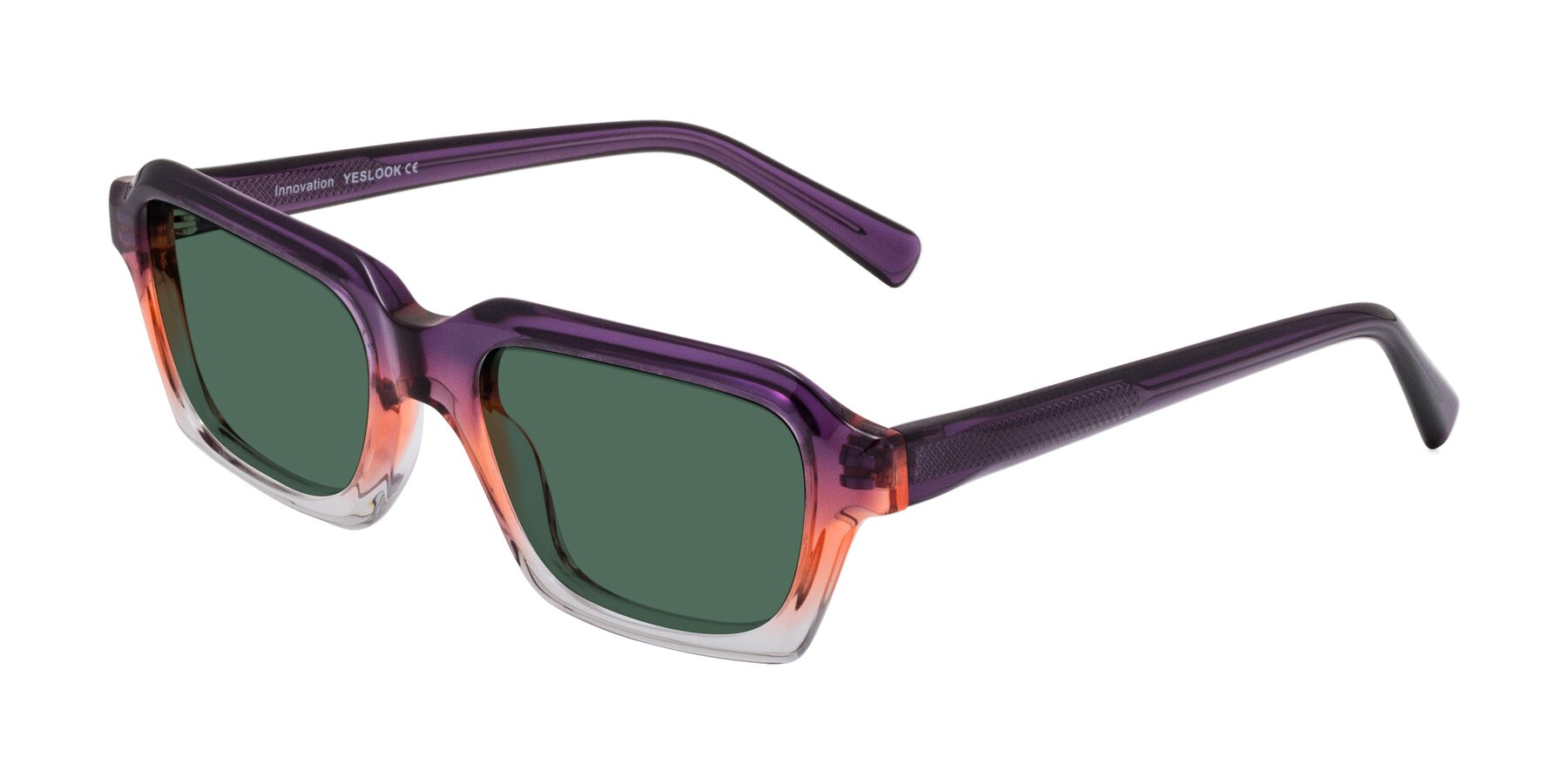 Angle of Innovation in Sunset with Green Polarized Lenses