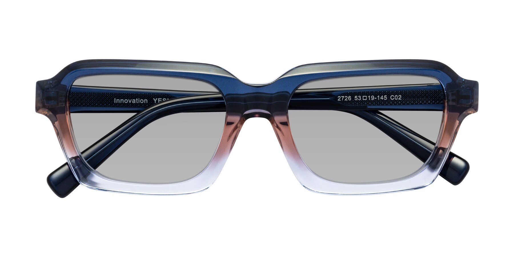 Folded Front of Innovation in Twilight with Light Gray Tinted Lenses