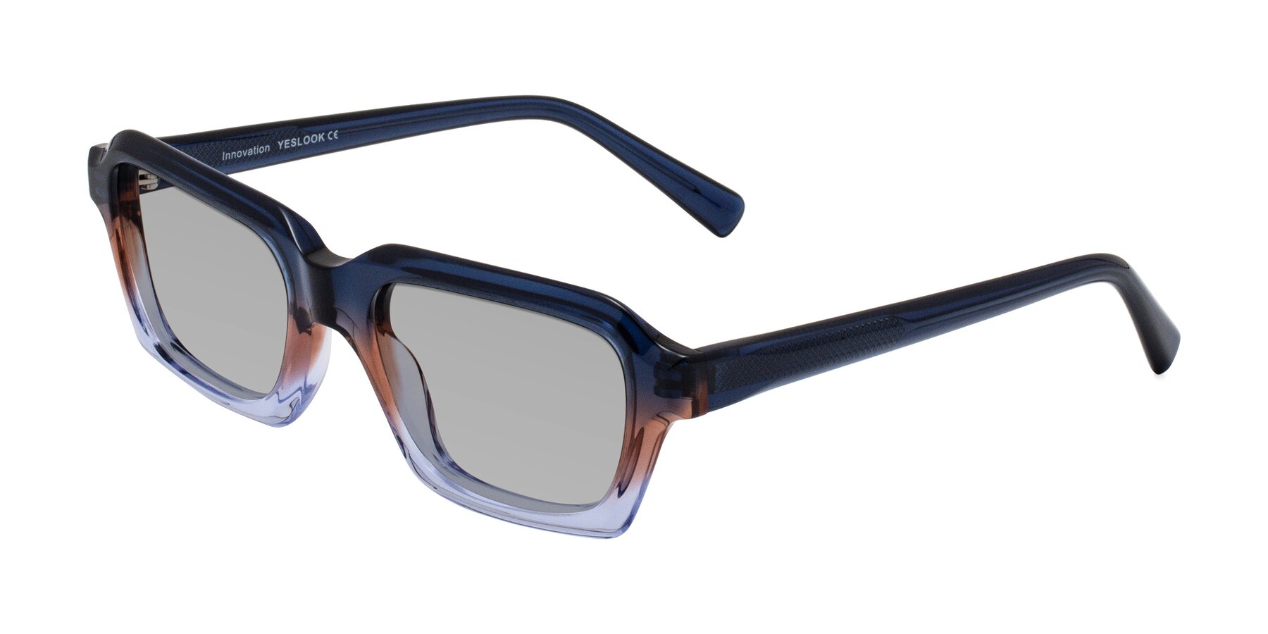 Angle of Innovation in Twilight with Light Gray Tinted Lenses