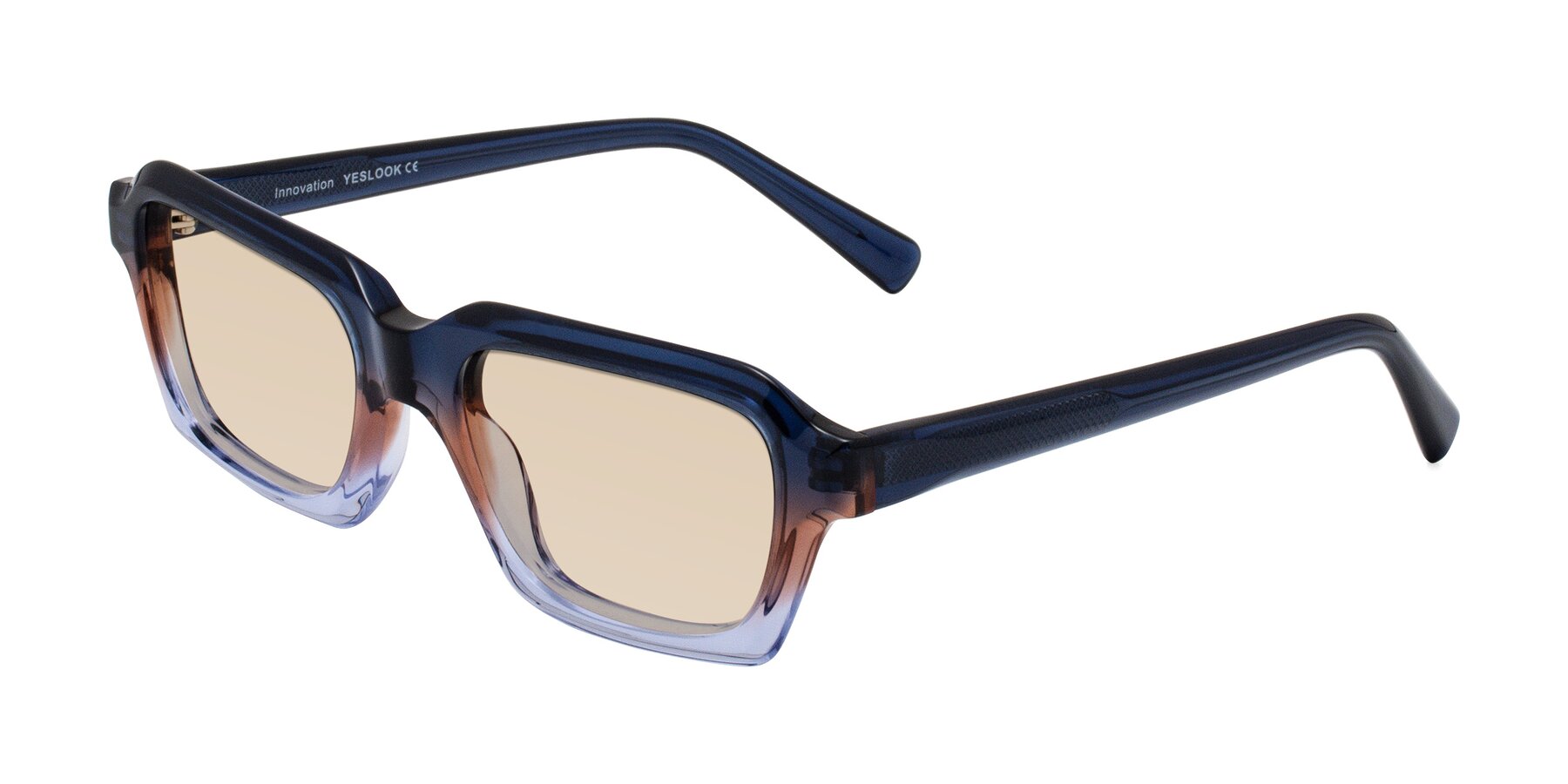 Angle of Innovation in Twilight with Light Brown Tinted Lenses