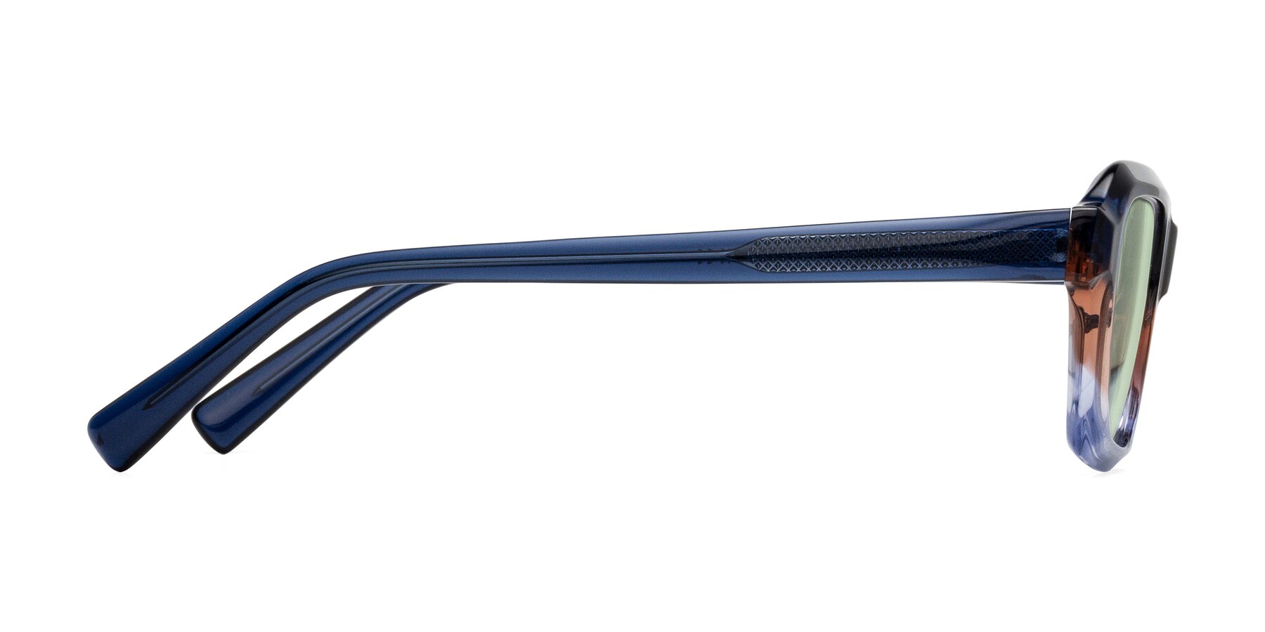 Side of Innovation in Twilight with Light Green Tinted Lenses