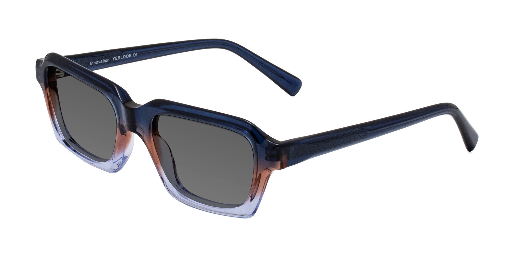 Angle of Innovation in Twilight with Medium Gray Tinted Lenses