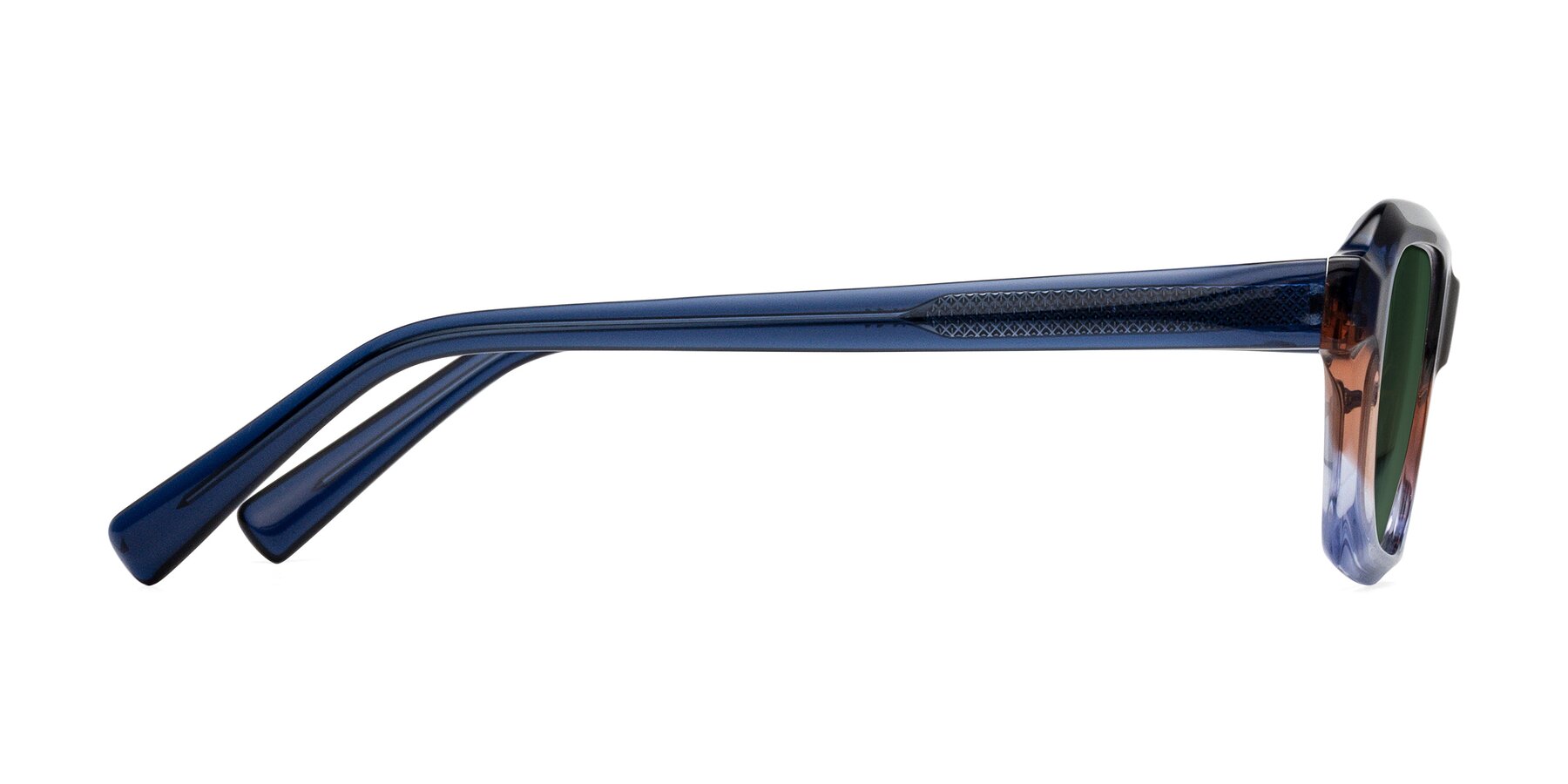 Side of Innovation in Twilight with Green Tinted Lenses