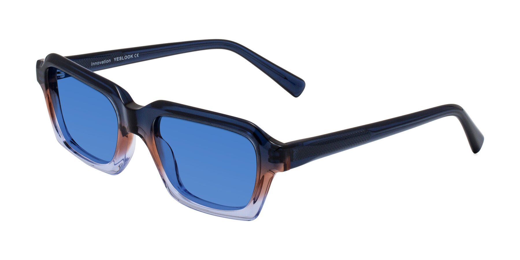 Angle of Innovation in Twilight with Blue Tinted Lenses