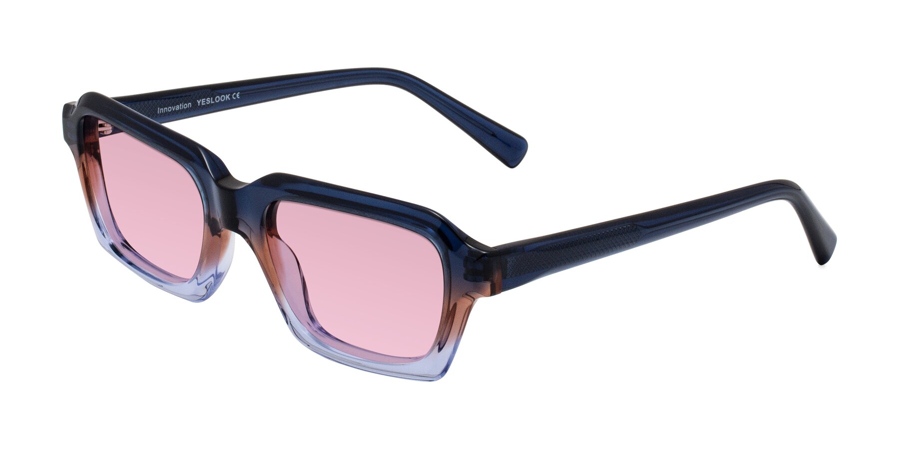 Angle of Innovation in Twilight with Light Wine Tinted Lenses