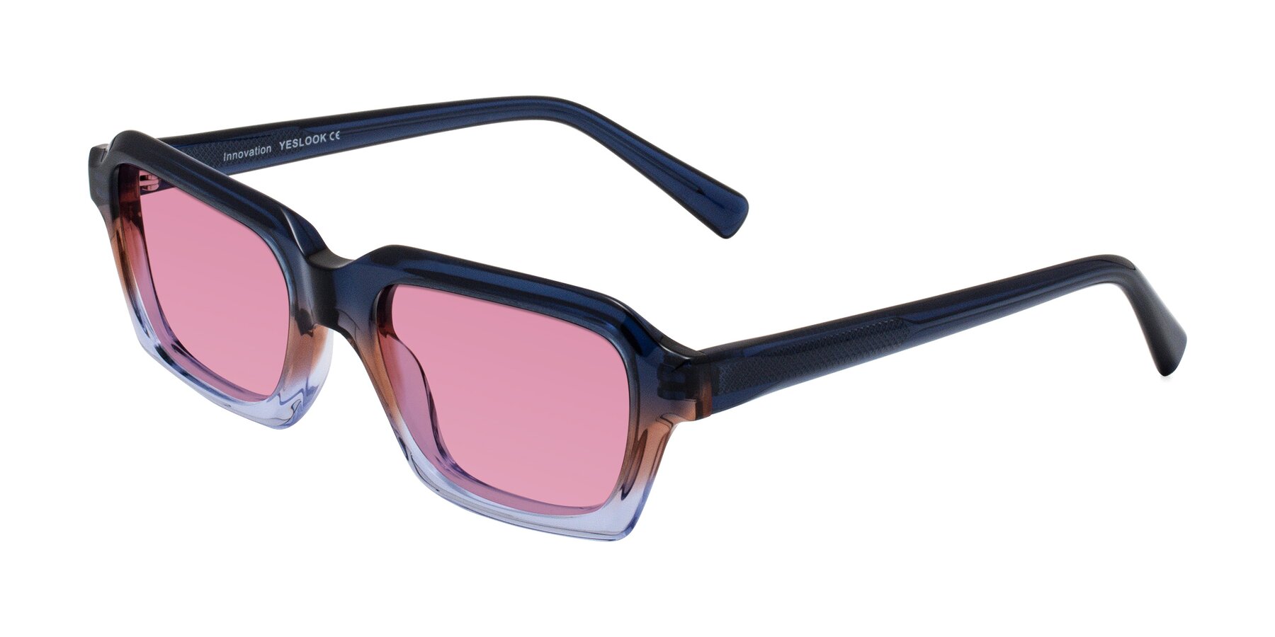Angle of Innovation in Twilight with Medium Wine Tinted Lenses