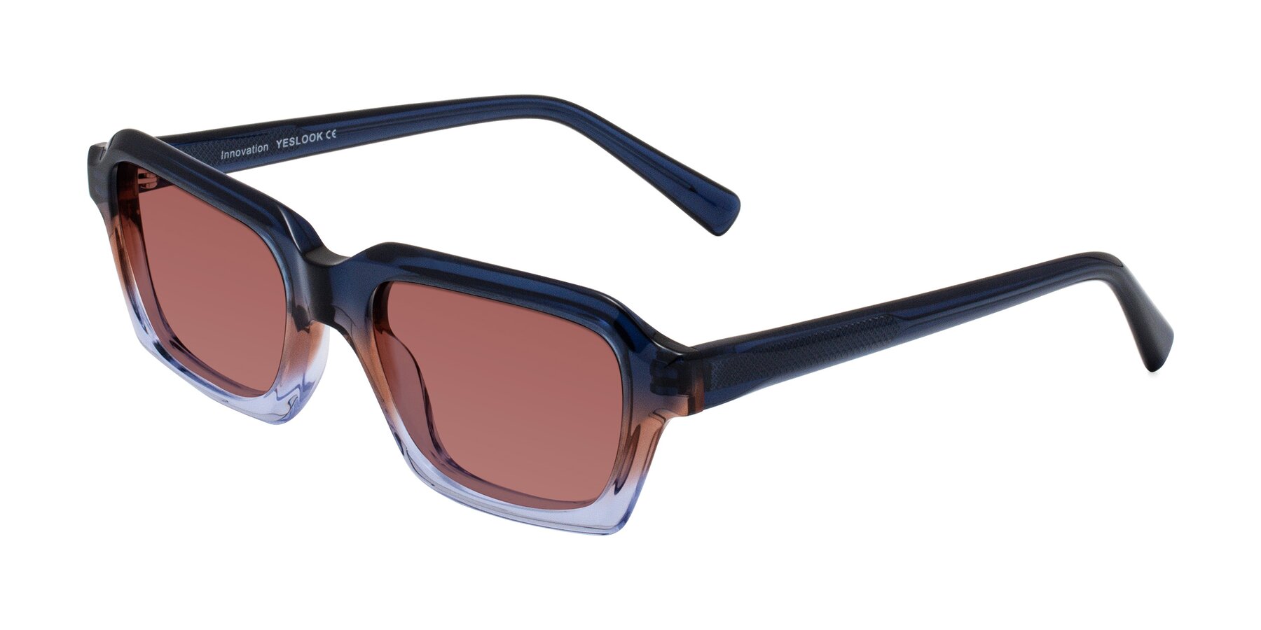 Angle of Innovation in Twilight with Garnet Tinted Lenses