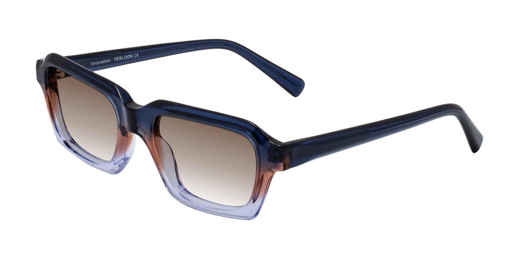 Angle of Innovation in Twilight with Brown Gradient Lenses