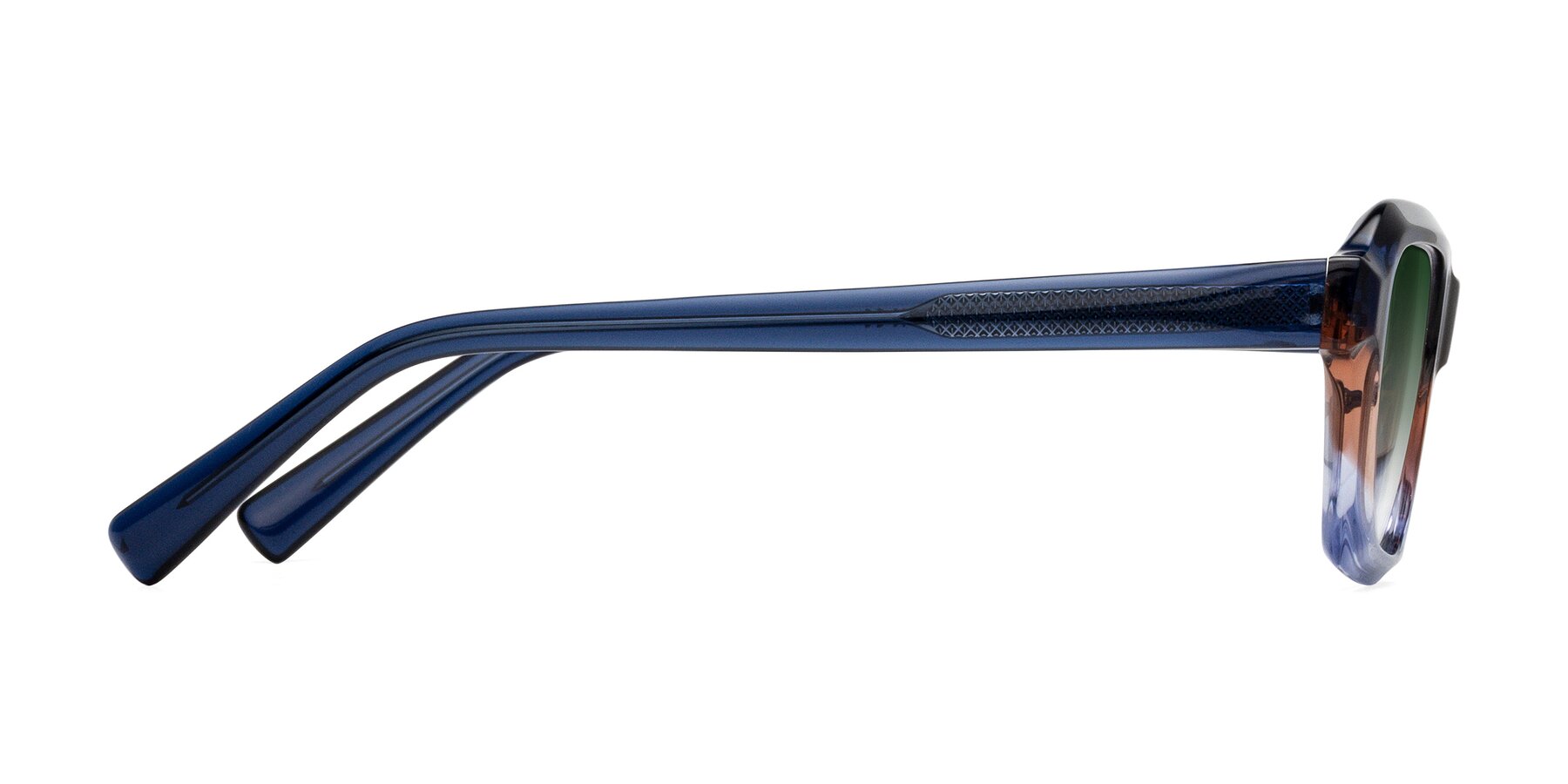 Side of Innovation in Twilight with Green Gradient Lenses