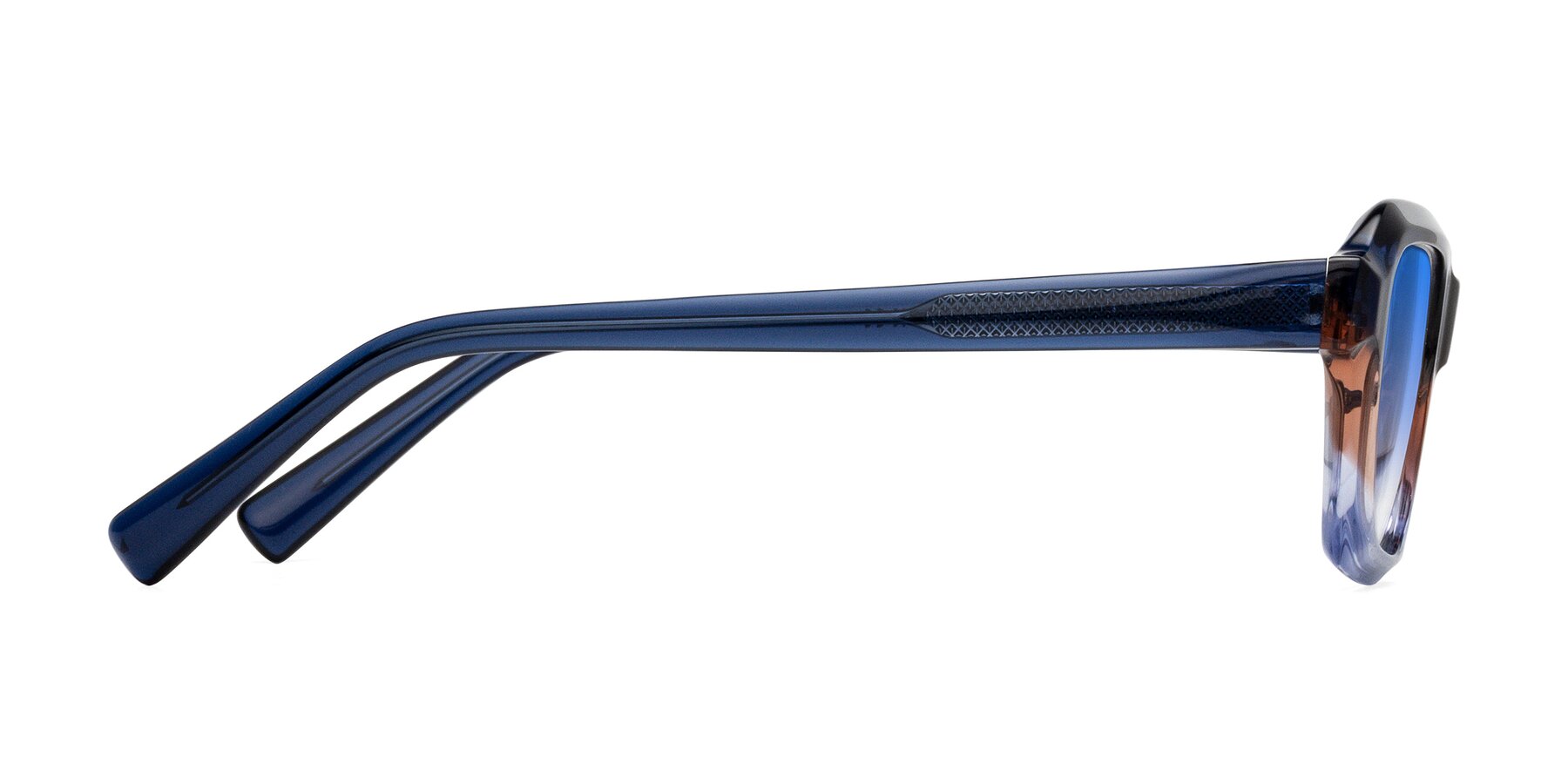 Side of Innovation in Twilight with Blue Gradient Lenses