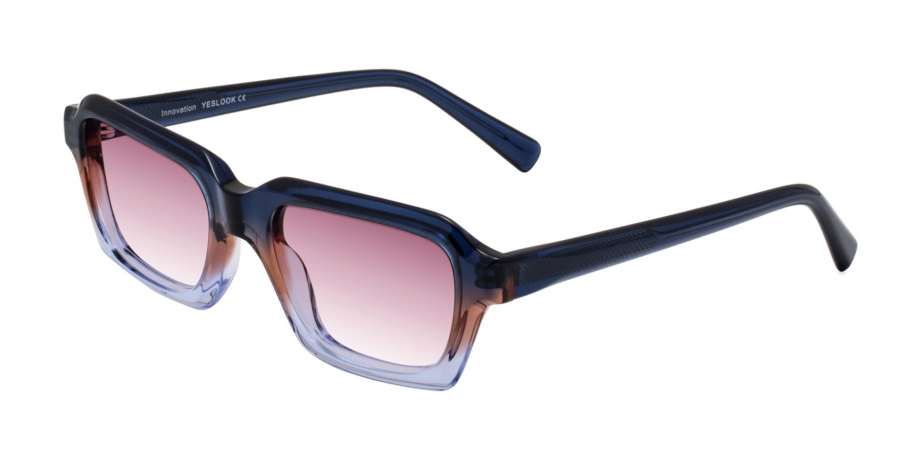 Angle of Innovation in Twilight with Wine Gradient Lenses