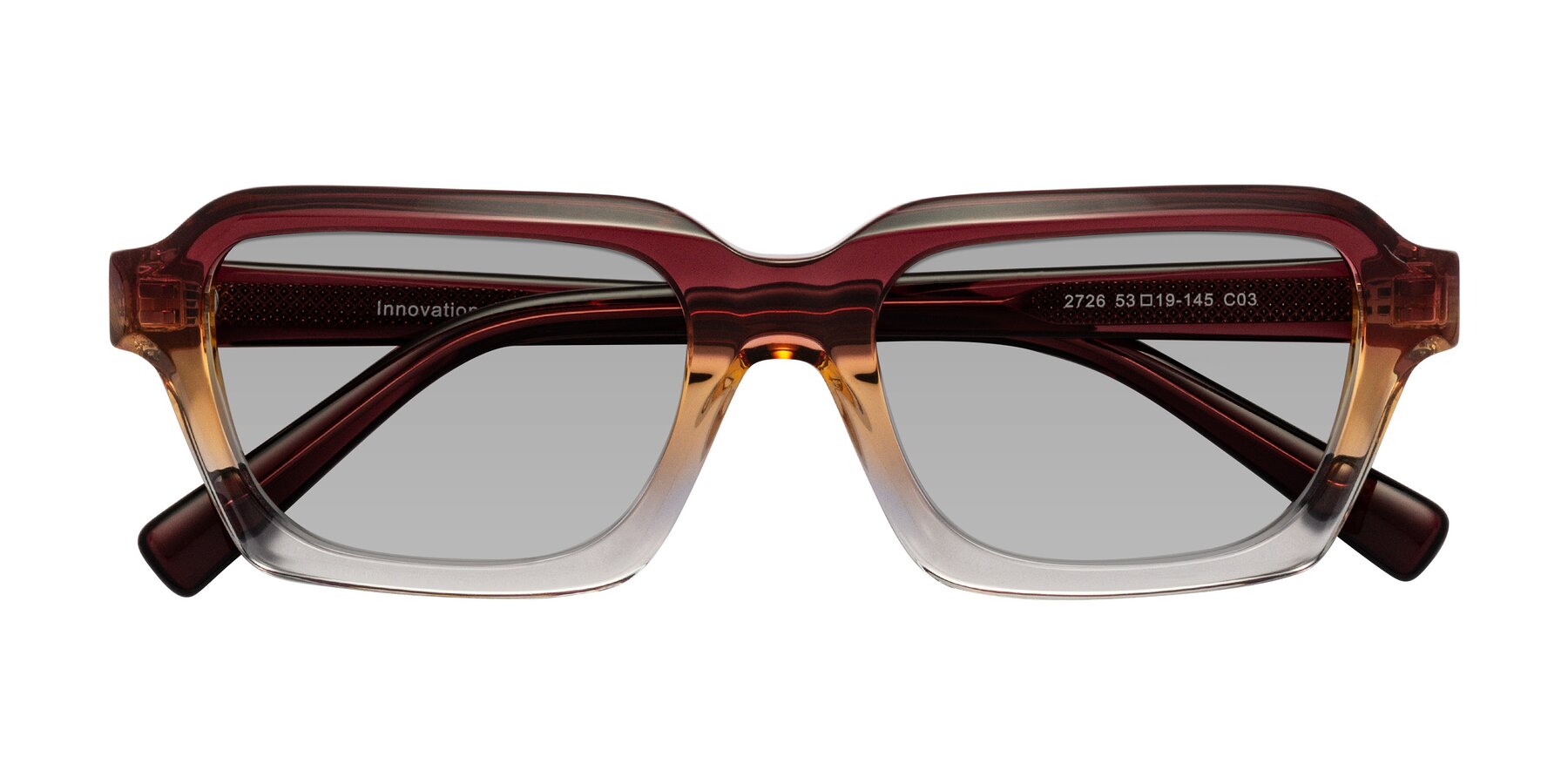 Folded Front of Innovation in Dawn with Light Gray Tinted Lenses